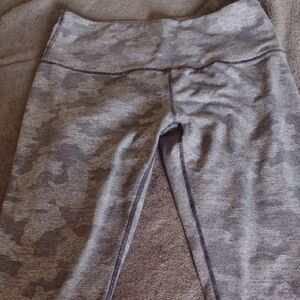 Gray Camouflage Kids Leggings